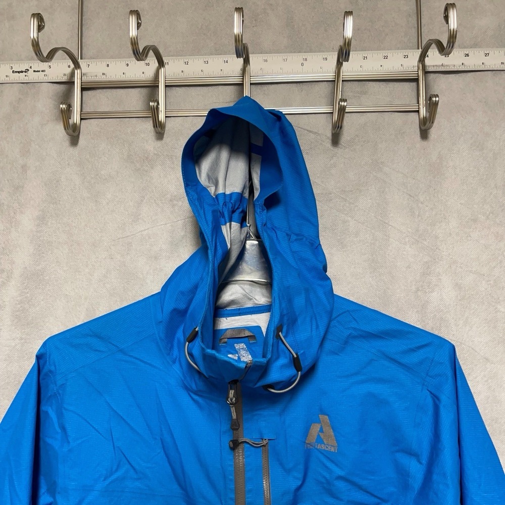 Eddie Bauer Coat Men's S Blue Windbreaker First Ascent Weatheredge Pro Whittaker